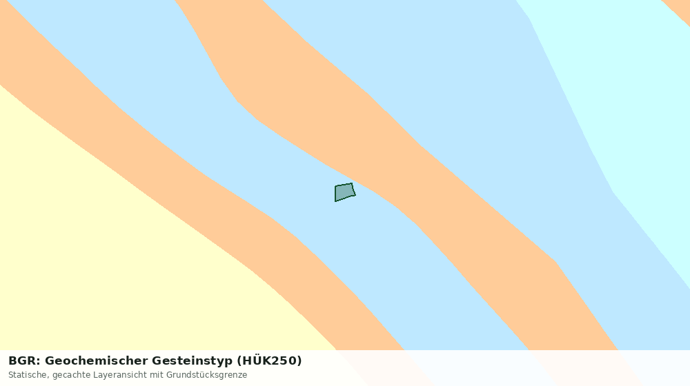 Statische Kartenansicht: BGR: Geochemischer Gesteinstyp (HÜK250)