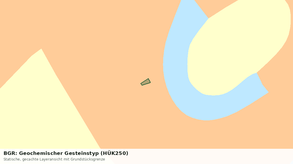 Statische Kartenansicht: BGR: Geochemischer Gesteinstyp (HÜK250)