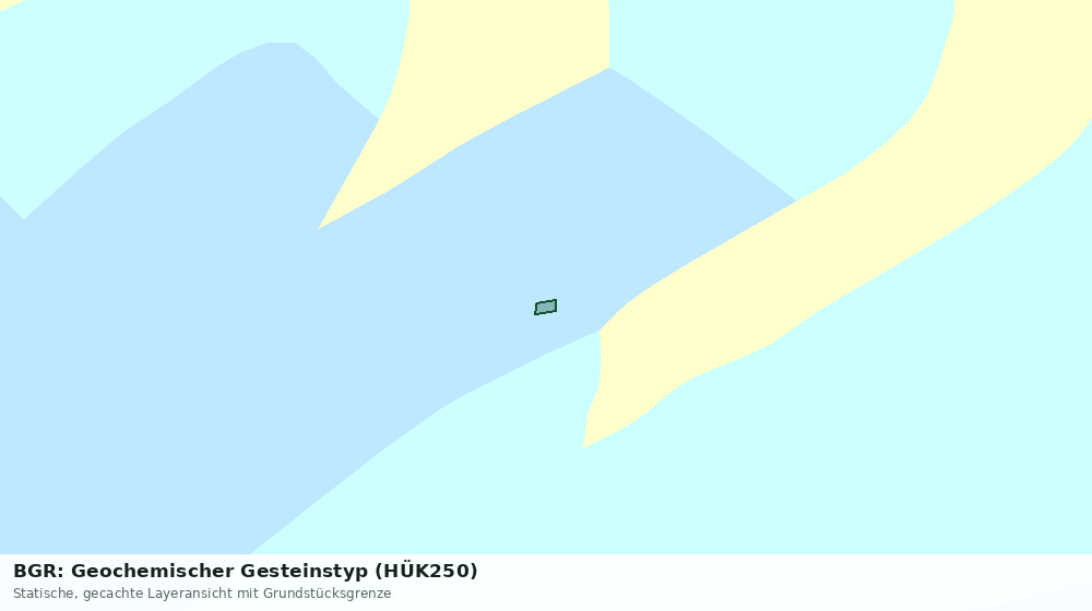 Statische Kartenansicht: BGR: Geochemischer Gesteinstyp (HÜK250)