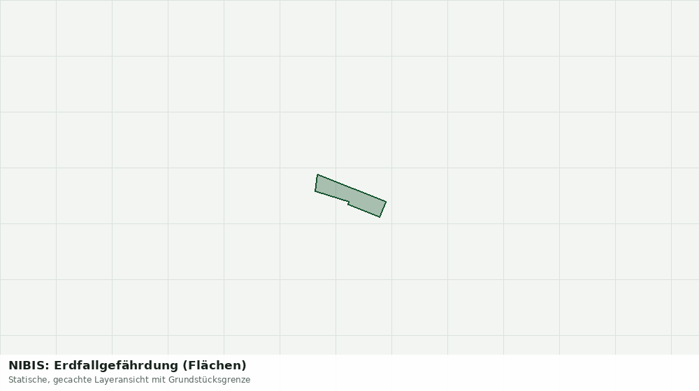 Statische Kartenansicht: NIBIS: Erdfallgefährdung (Flächen)