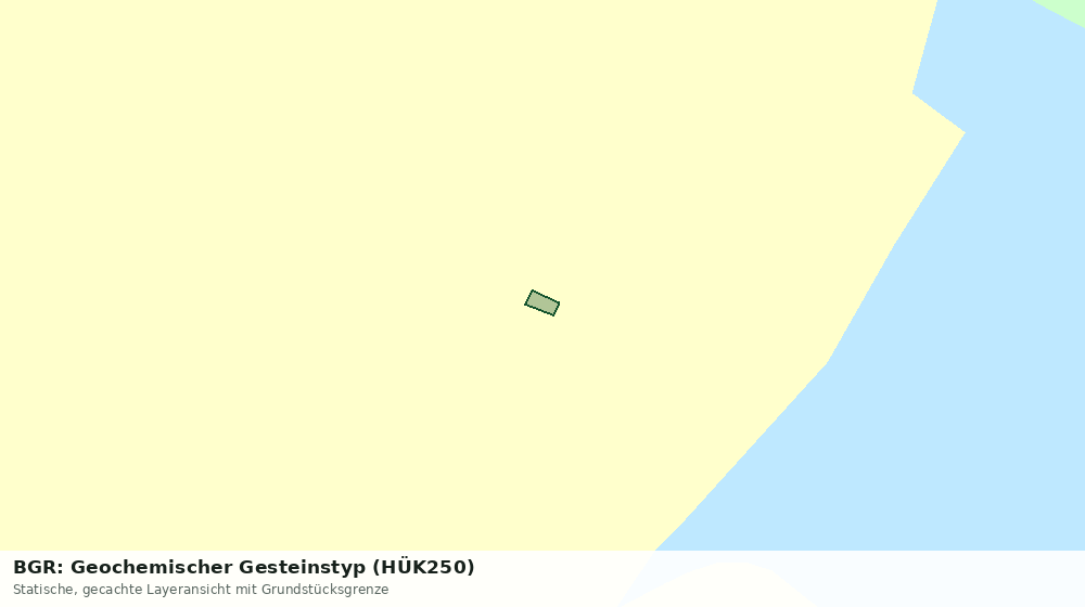 Statische Kartenansicht: BGR: Geochemischer Gesteinstyp (HÜK250)