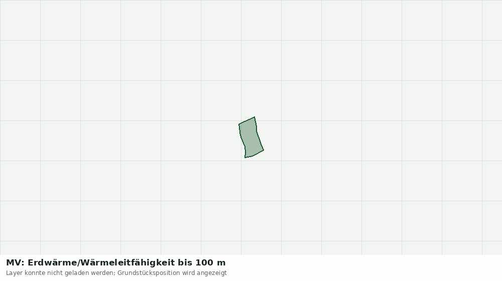 Statische Kartenansicht: MV: Erdwärme/Wärmeleitfähigkeit bis 100 m