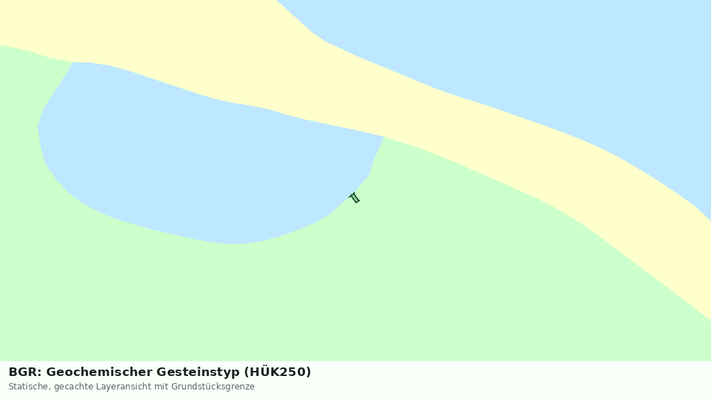 Statische Kartenansicht: BGR: Geochemischer Gesteinstyp (HÜK250)