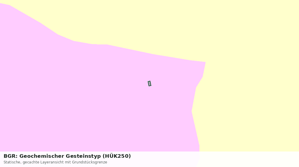 Statische Kartenansicht: BGR: Geochemischer Gesteinstyp (HÜK250)