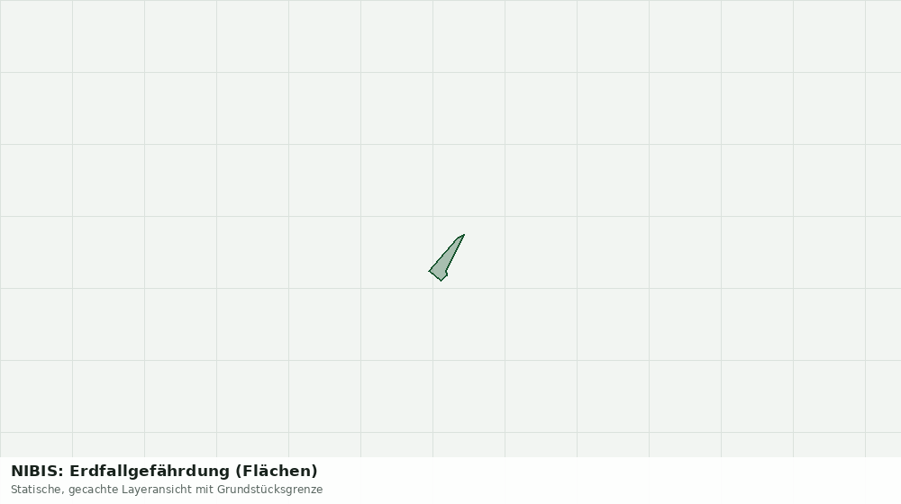 Statische Kartenansicht: NIBIS: Erdfallgefährdung (Flächen)