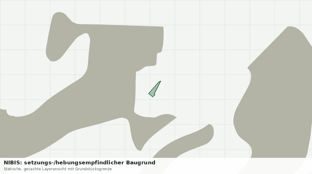 Statische Kartenansicht: NIBIS: setzungs-/hebungsempfindlicher Baugrund