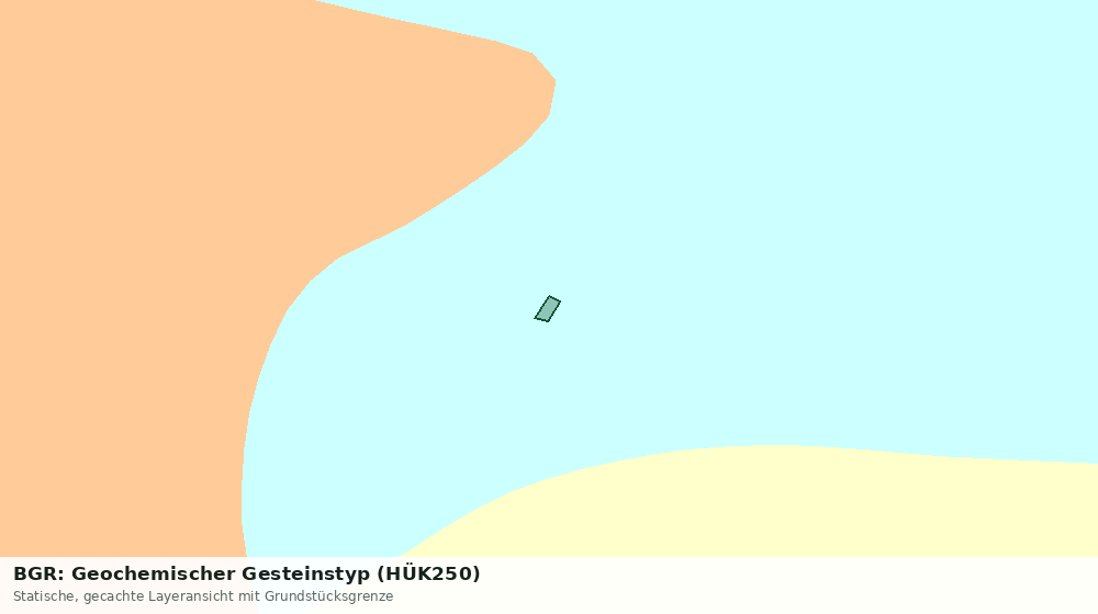 Statische Kartenansicht: BGR: Geochemischer Gesteinstyp (HÜK250)