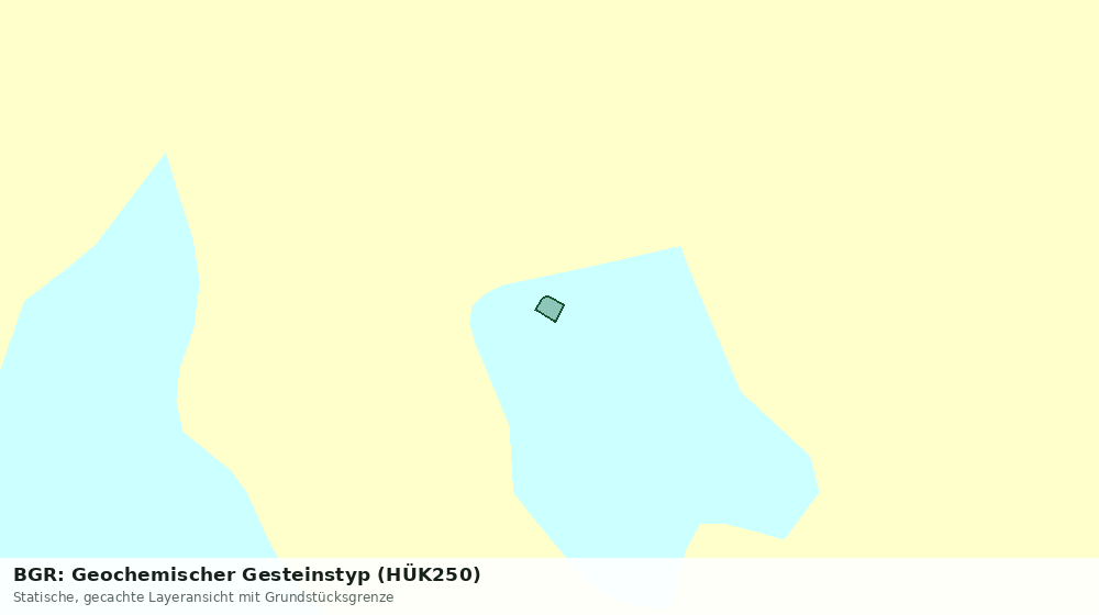 Statische Kartenansicht: BGR: Geochemischer Gesteinstyp (HÜK250)