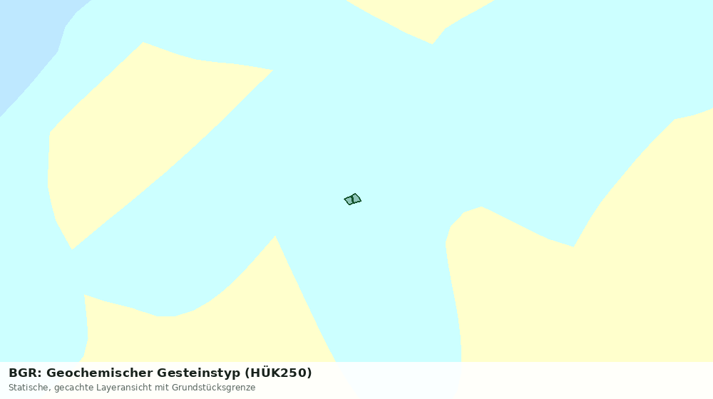 Statische Kartenansicht: BGR: Geochemischer Gesteinstyp (HÜK250)