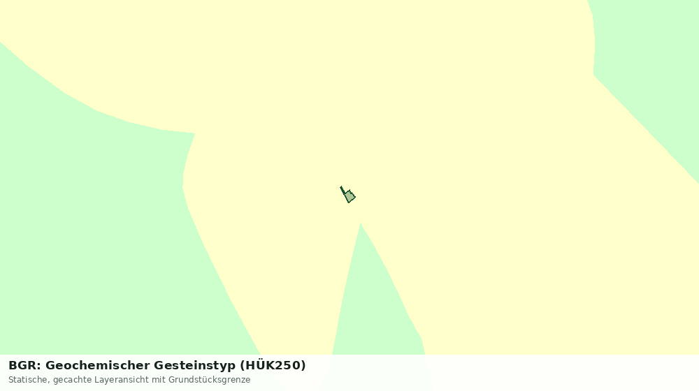 Statische Kartenansicht: BGR: Geochemischer Gesteinstyp (HÜK250)