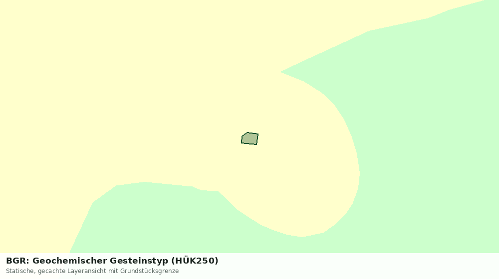 Statische Kartenansicht: BGR: Geochemischer Gesteinstyp (HÜK250)