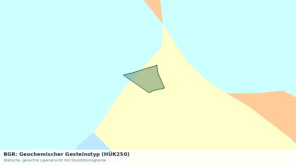 Statische Kartenansicht: BGR: Geochemischer Gesteinstyp (HÜK250)