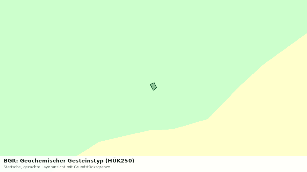 Statische Kartenansicht: BGR: Geochemischer Gesteinstyp (HÜK250)