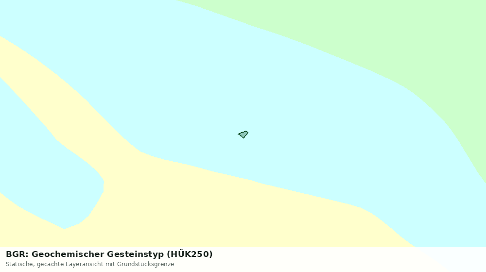 Statische Kartenansicht: BGR: Geochemischer Gesteinstyp (HÜK250)