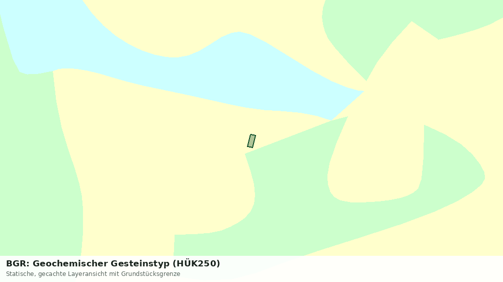 Statische Kartenansicht: BGR: Geochemischer Gesteinstyp (HÜK250)