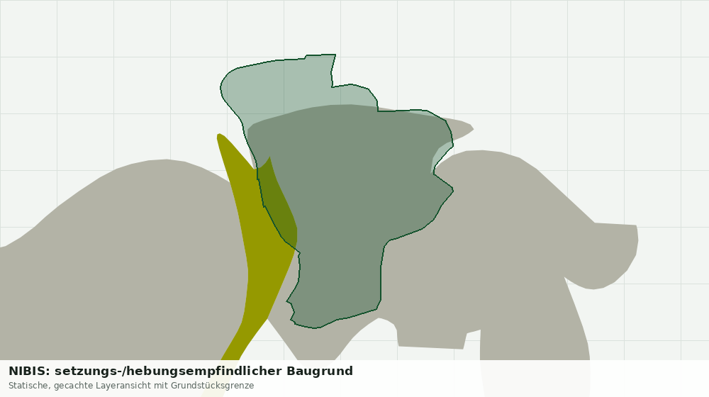 Statische Kartenansicht: NIBIS: setzungs-/hebungsempfindlicher Baugrund