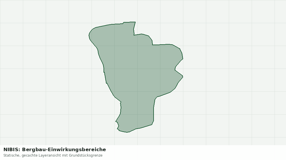 Statische Kartenansicht: NIBIS: Bergbau-Einwirkungsbereiche