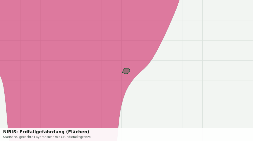 Statische Kartenansicht: NIBIS: Erdfallgefährdung (Flächen)