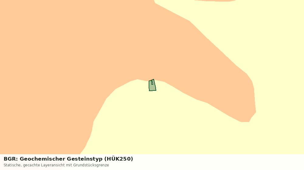 Statische Kartenansicht: BGR: Geochemischer Gesteinstyp (HÜK250)