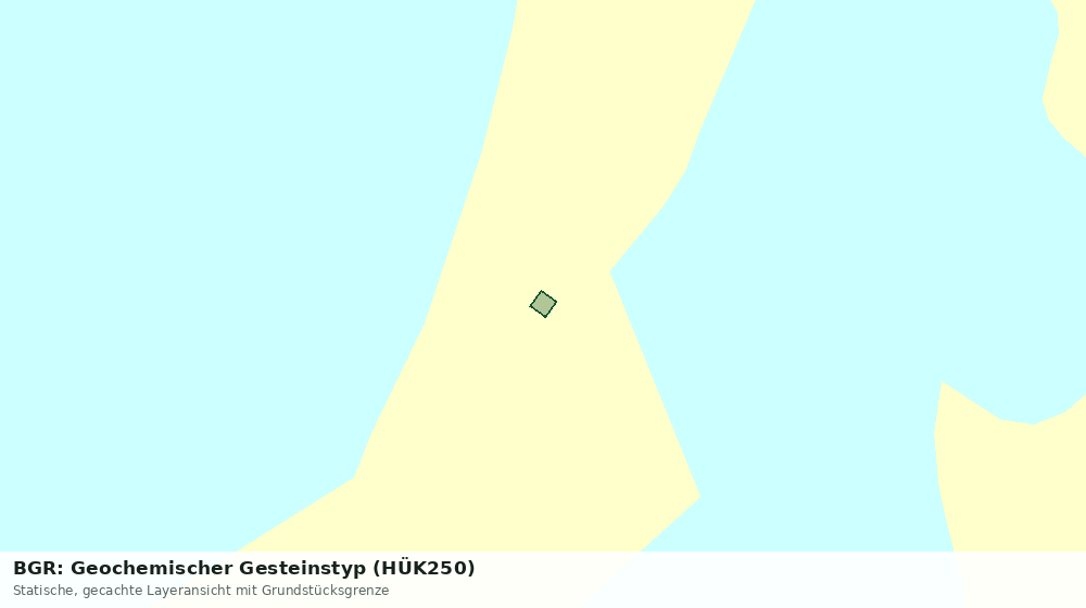 Statische Kartenansicht: BGR: Geochemischer Gesteinstyp (HÜK250)