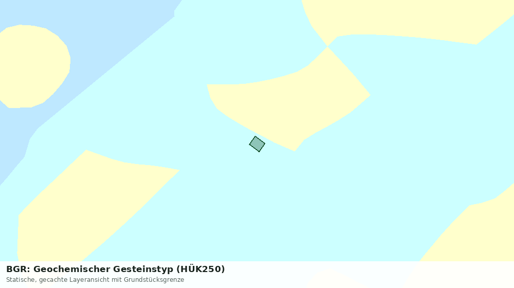 Statische Kartenansicht: BGR: Geochemischer Gesteinstyp (HÜK250)