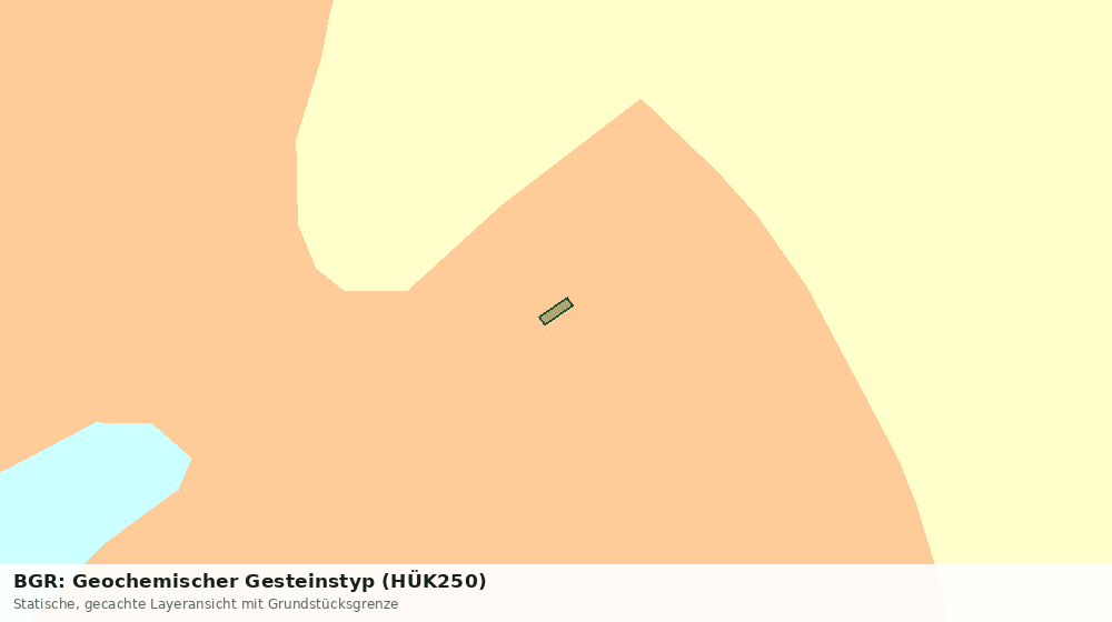 Statische Kartenansicht: BGR: Geochemischer Gesteinstyp (HÜK250)