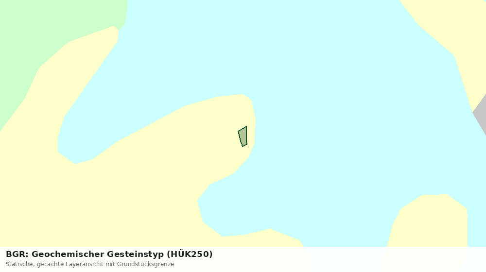 Statische Kartenansicht: BGR: Geochemischer Gesteinstyp (HÜK250)
