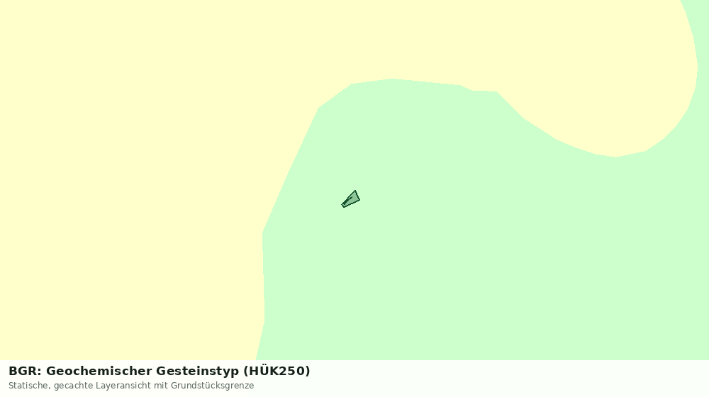 Statische Kartenansicht: BGR: Geochemischer Gesteinstyp (HÜK250)