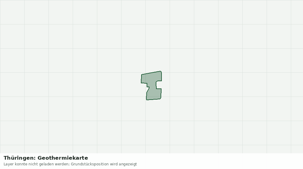 Statische Kartenansicht: Thüringen: Geothermiekarte