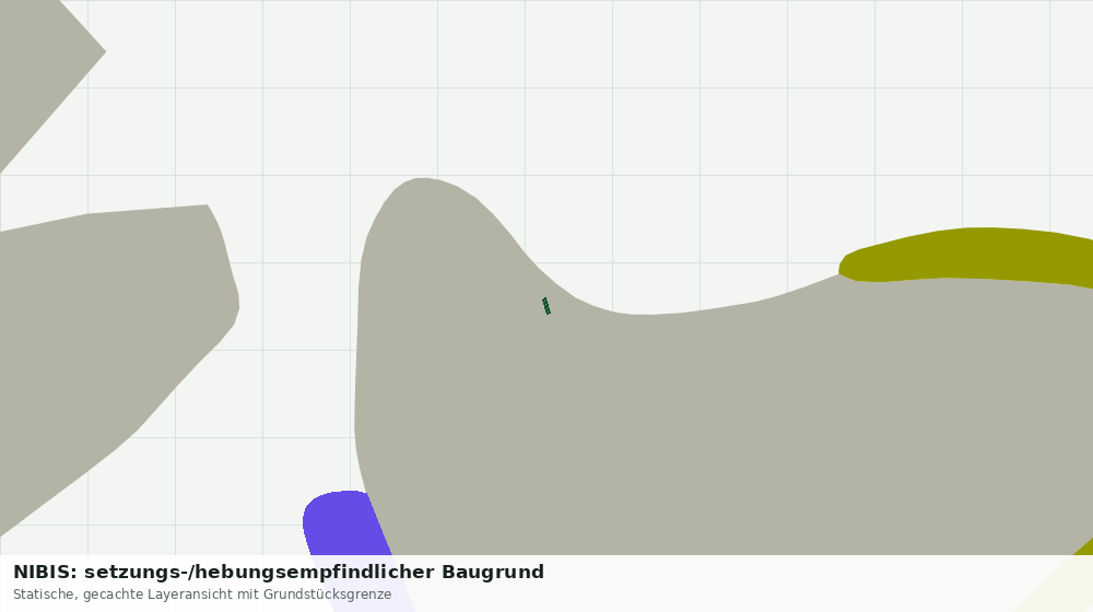 Statische Kartenansicht: NIBIS: setzungs-/hebungsempfindlicher Baugrund