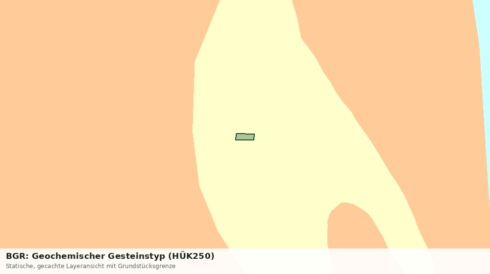 Statische Kartenansicht: BGR: Geochemischer Gesteinstyp (HÜK250)