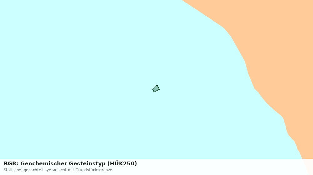 Statische Kartenansicht: BGR: Geochemischer Gesteinstyp (HÜK250)
