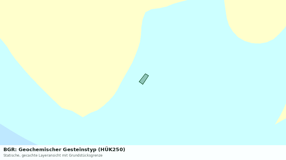 Statische Kartenansicht: BGR: Geochemischer Gesteinstyp (HÜK250)