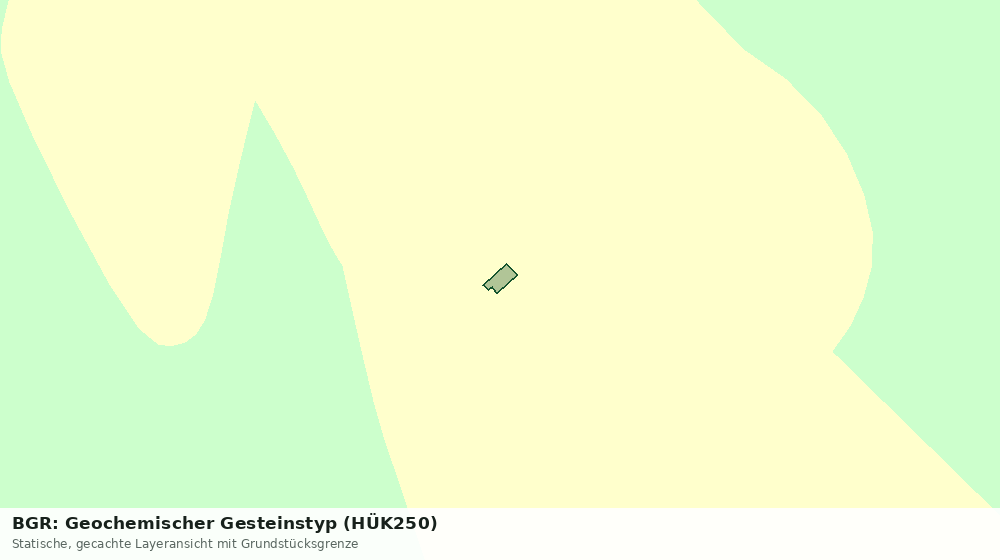 Statische Kartenansicht: BGR: Geochemischer Gesteinstyp (HÜK250)