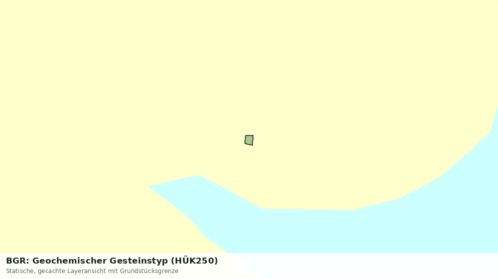 Statische Kartenansicht: BGR: Geochemischer Gesteinstyp (HÜK250)