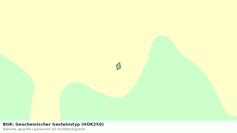 Statische Kartenansicht: BGR: Geochemischer Gesteinstyp (HÜK250)