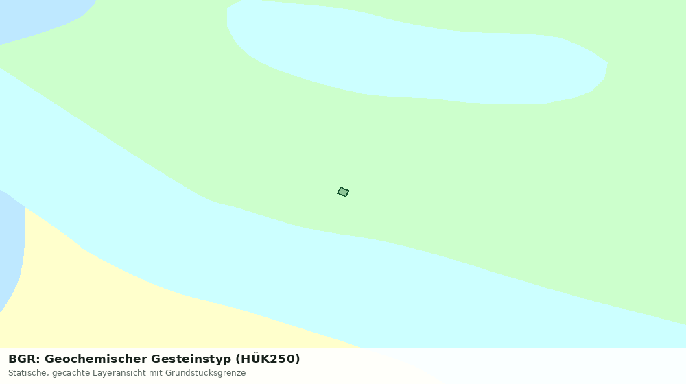 Statische Kartenansicht: BGR: Geochemischer Gesteinstyp (HÜK250)