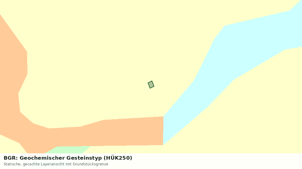 Statische Kartenansicht: BGR: Geochemischer Gesteinstyp (HÜK250)