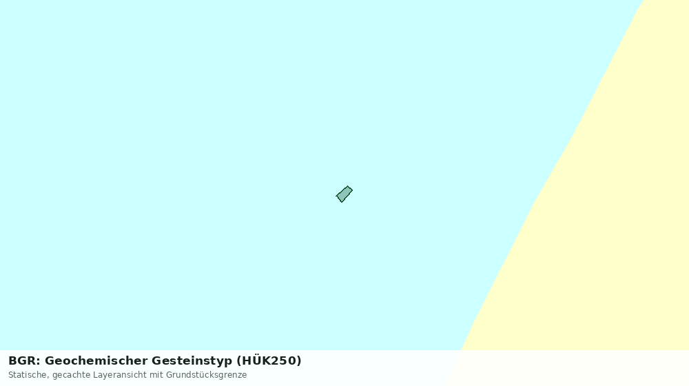 Statische Kartenansicht: BGR: Geochemischer Gesteinstyp (HÜK250)