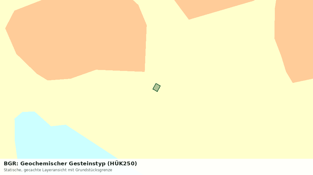Statische Kartenansicht: BGR: Geochemischer Gesteinstyp (HÜK250)