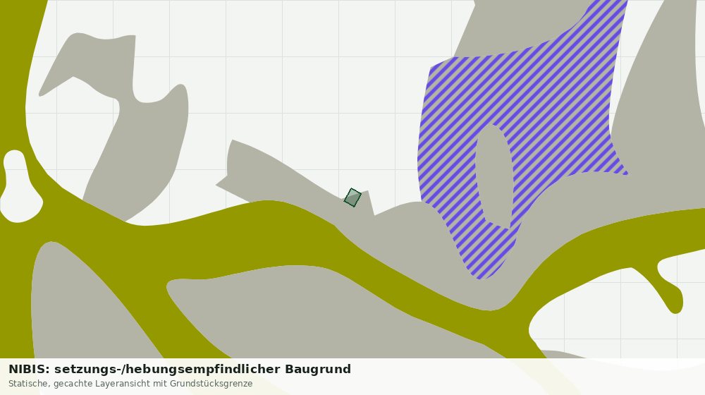 Statische Kartenansicht: NIBIS: setzungs-/hebungsempfindlicher Baugrund
