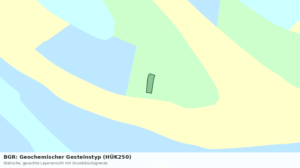 Statische Kartenansicht: BGR: Geochemischer Gesteinstyp (HÜK250)