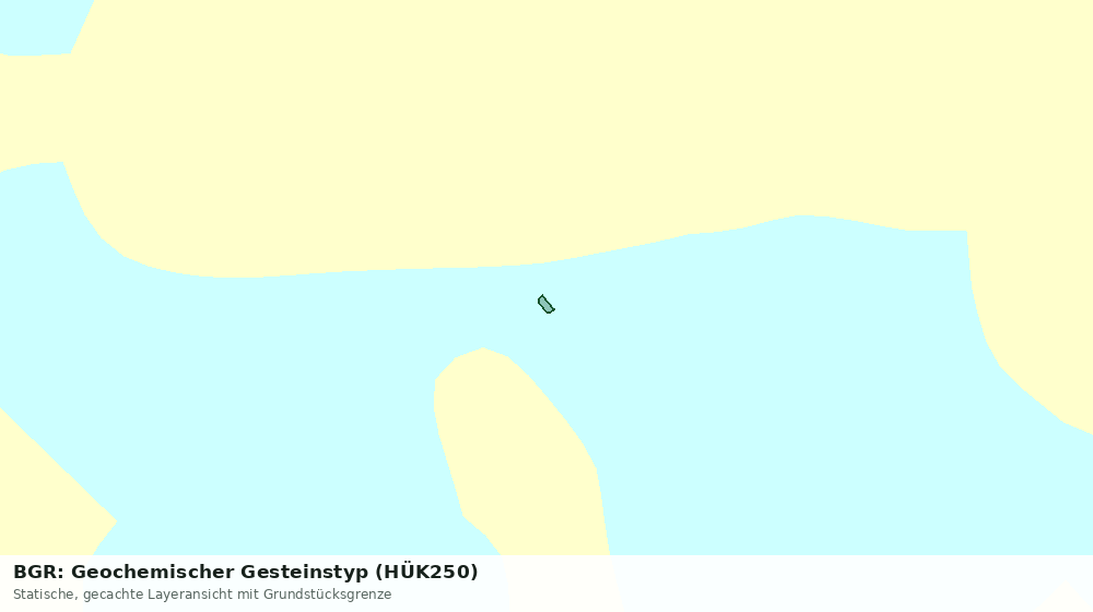 Statische Kartenansicht: BGR: Geochemischer Gesteinstyp (HÜK250)