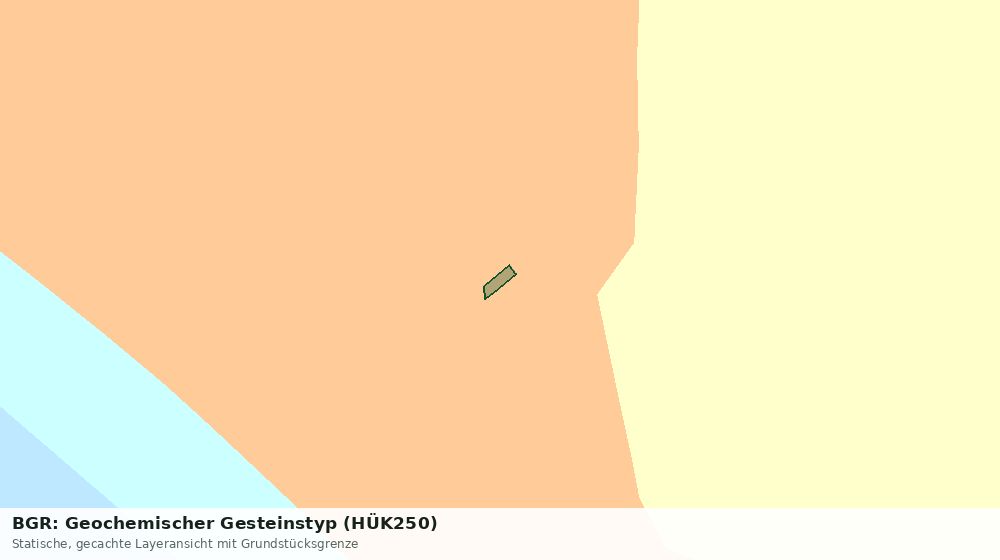 Statische Kartenansicht: BGR: Geochemischer Gesteinstyp (HÜK250)