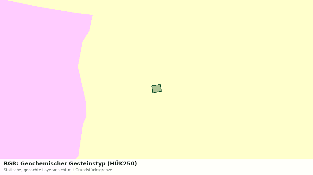 Statische Kartenansicht: BGR: Geochemischer Gesteinstyp (HÜK250)