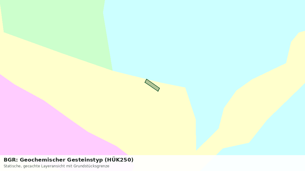 Statische Kartenansicht: BGR: Geochemischer Gesteinstyp (HÜK250)