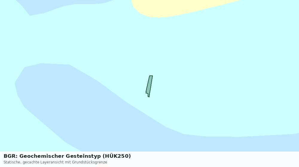 Statische Kartenansicht: BGR: Geochemischer Gesteinstyp (HÜK250)
