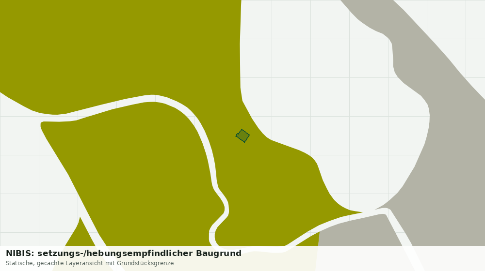 Statische Kartenansicht: NIBIS: setzungs-/hebungsempfindlicher Baugrund