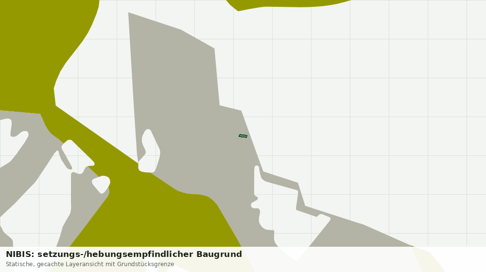 Statische Kartenansicht: NIBIS: setzungs-/hebungsempfindlicher Baugrund
