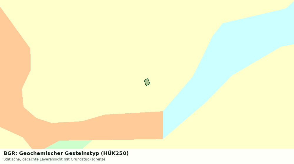 Statische Kartenansicht: BGR: Geochemischer Gesteinstyp (HÜK250)